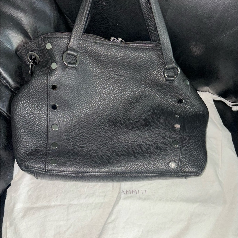 Hammitt Black Leather Large Tote Bag with Matching Wallet